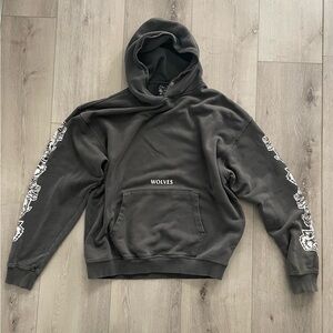 Darc Sport Slate Gray Oversized Hoodie - Size Large Men’s